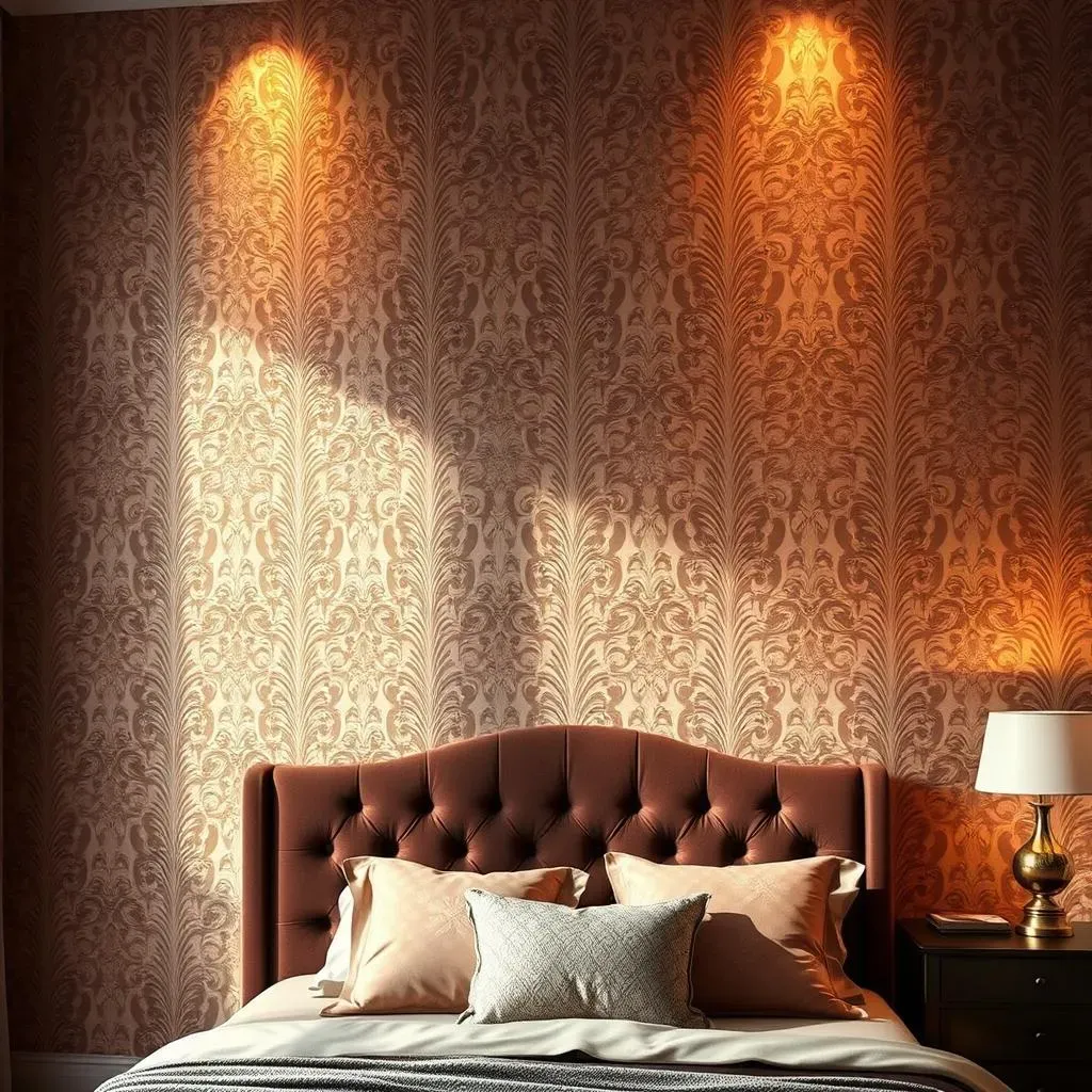 Textured Wonders: Adding Depth and Luxury to Your Romantic Bedroom Accent Wall