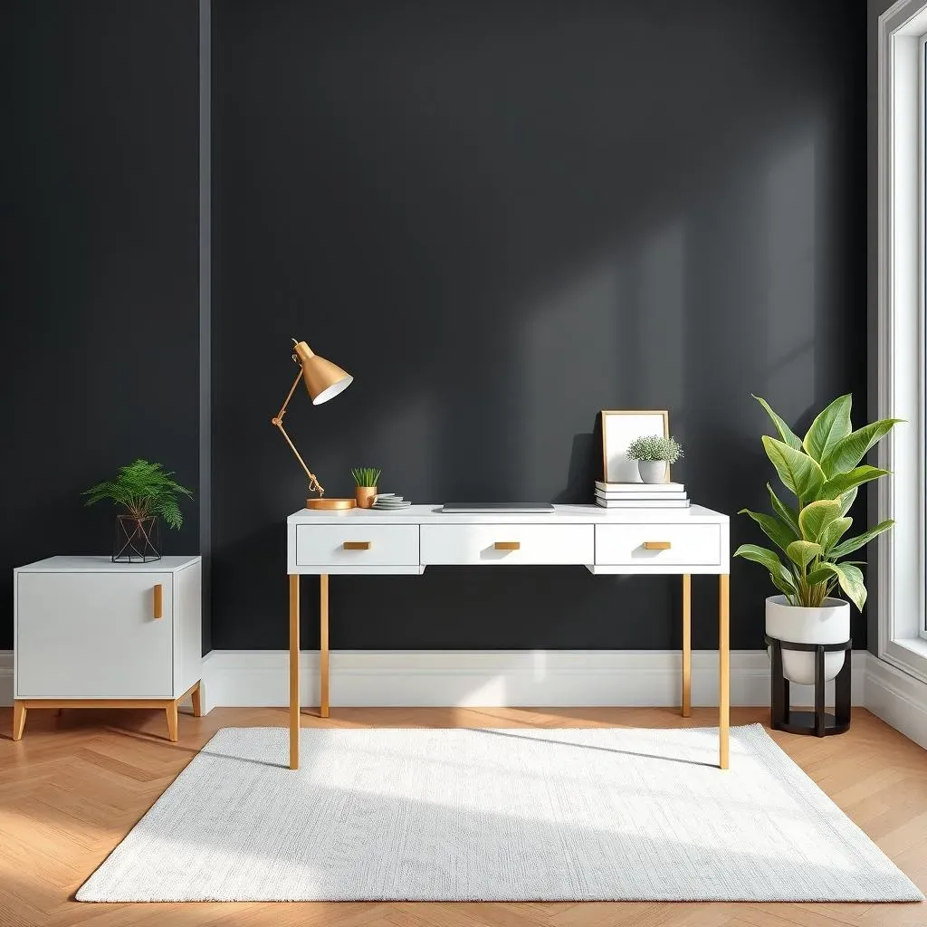 The Best Colors to Pair with a Black Accent Wall in Your Office