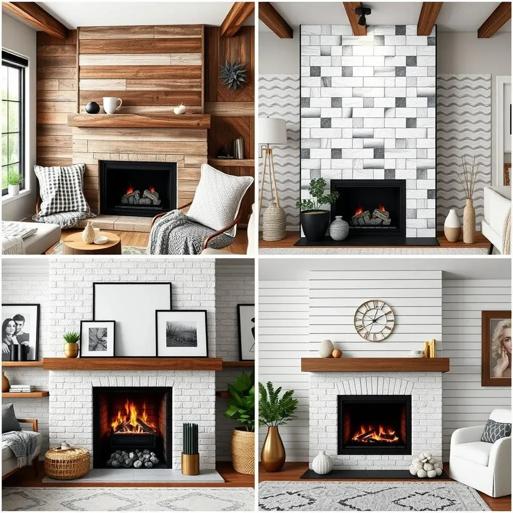 Themed Fireplace Accent Walls: Creating a Cohesive Look