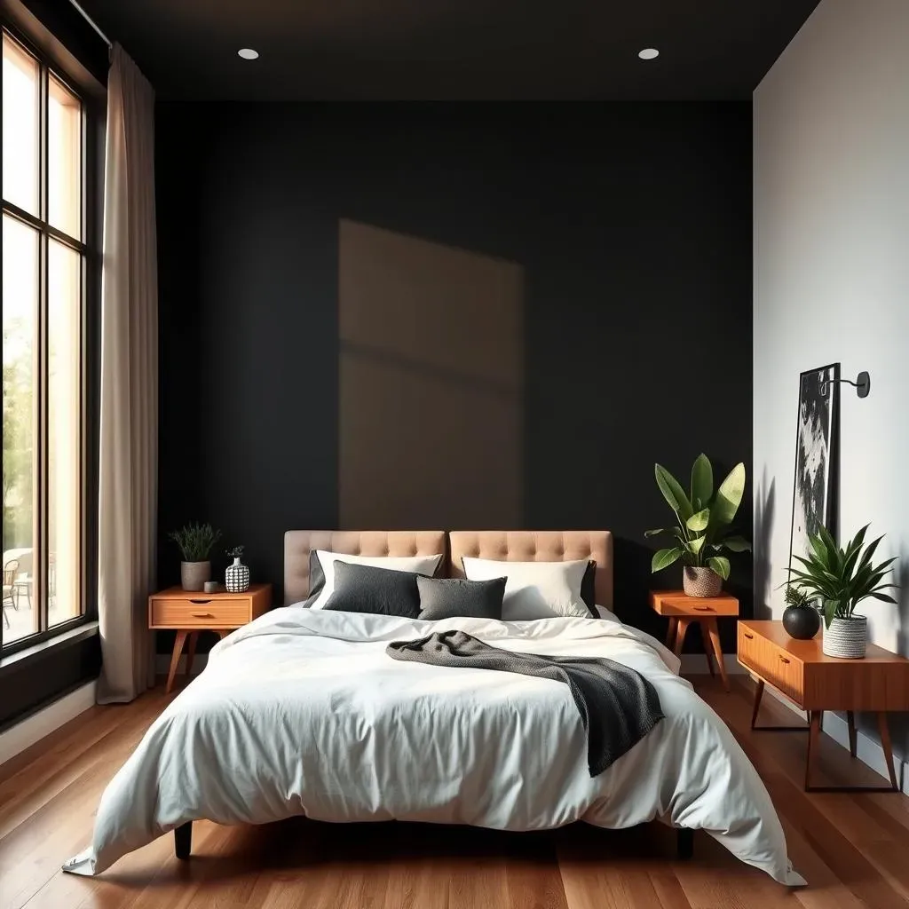 Things to Consider When Adding 1 Black Wall to Bedroom