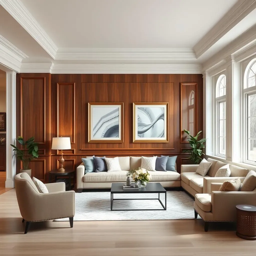 Timeless Wood Accent Wall Ideas with Frames