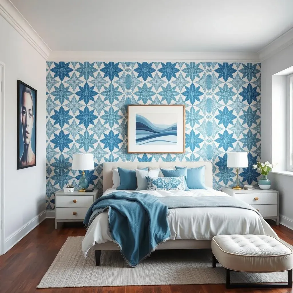 Transforming Your Space: Patterned Wallpaper for Bedroom Accent Walls