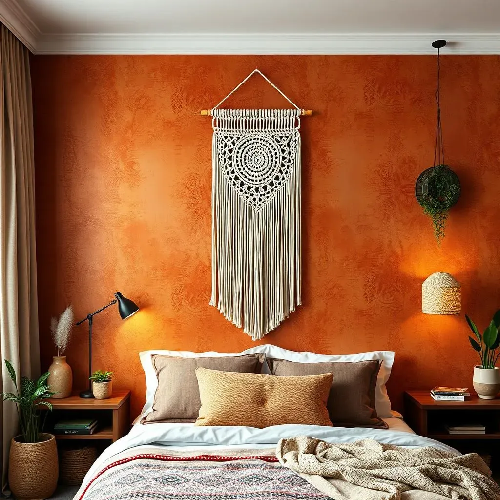 Transforming Your Space with Color and Texture in Bohemian Bedroom Accent Walls