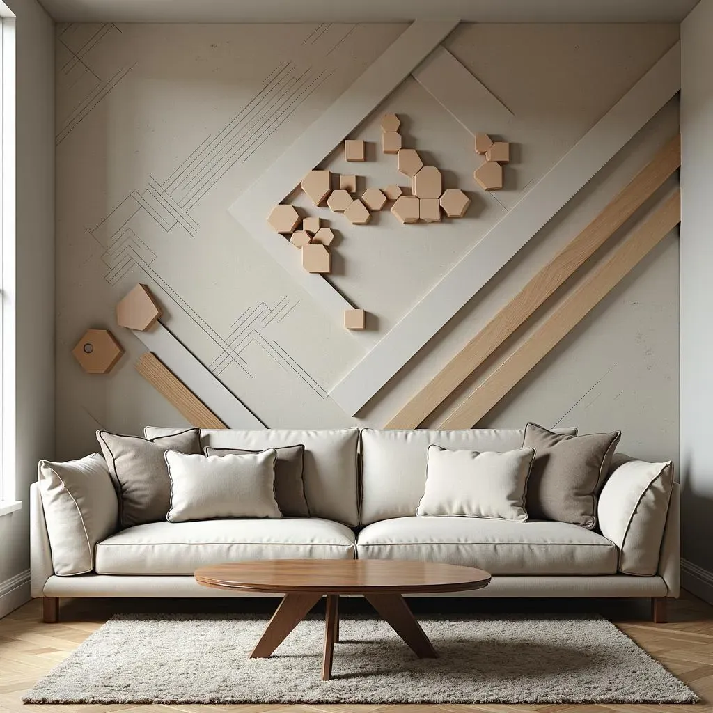 Trending Accent Wall Tile Ideas for Living Rooms
