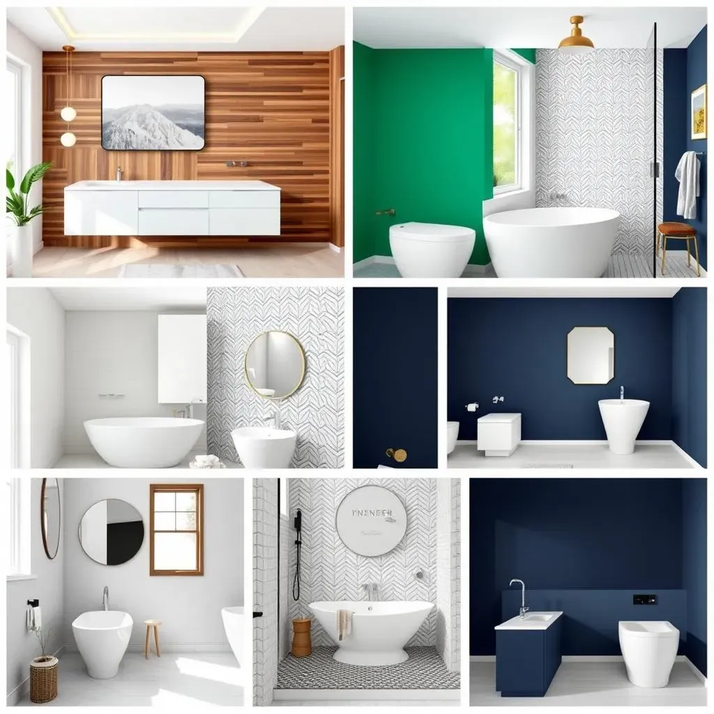 Trending Bathroom Accent Wall Decor Ideas