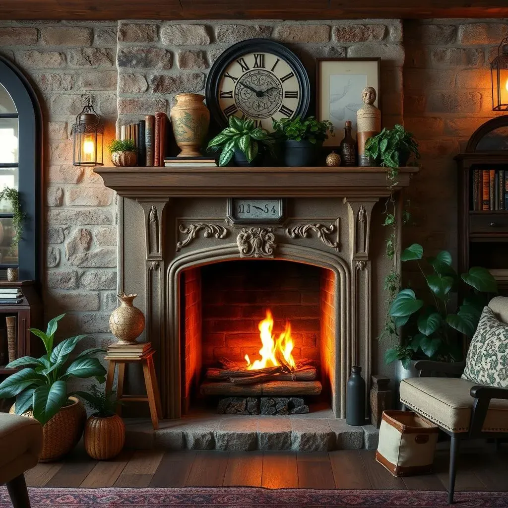 Turning NonWorking Fireplaces into Decorative Elements