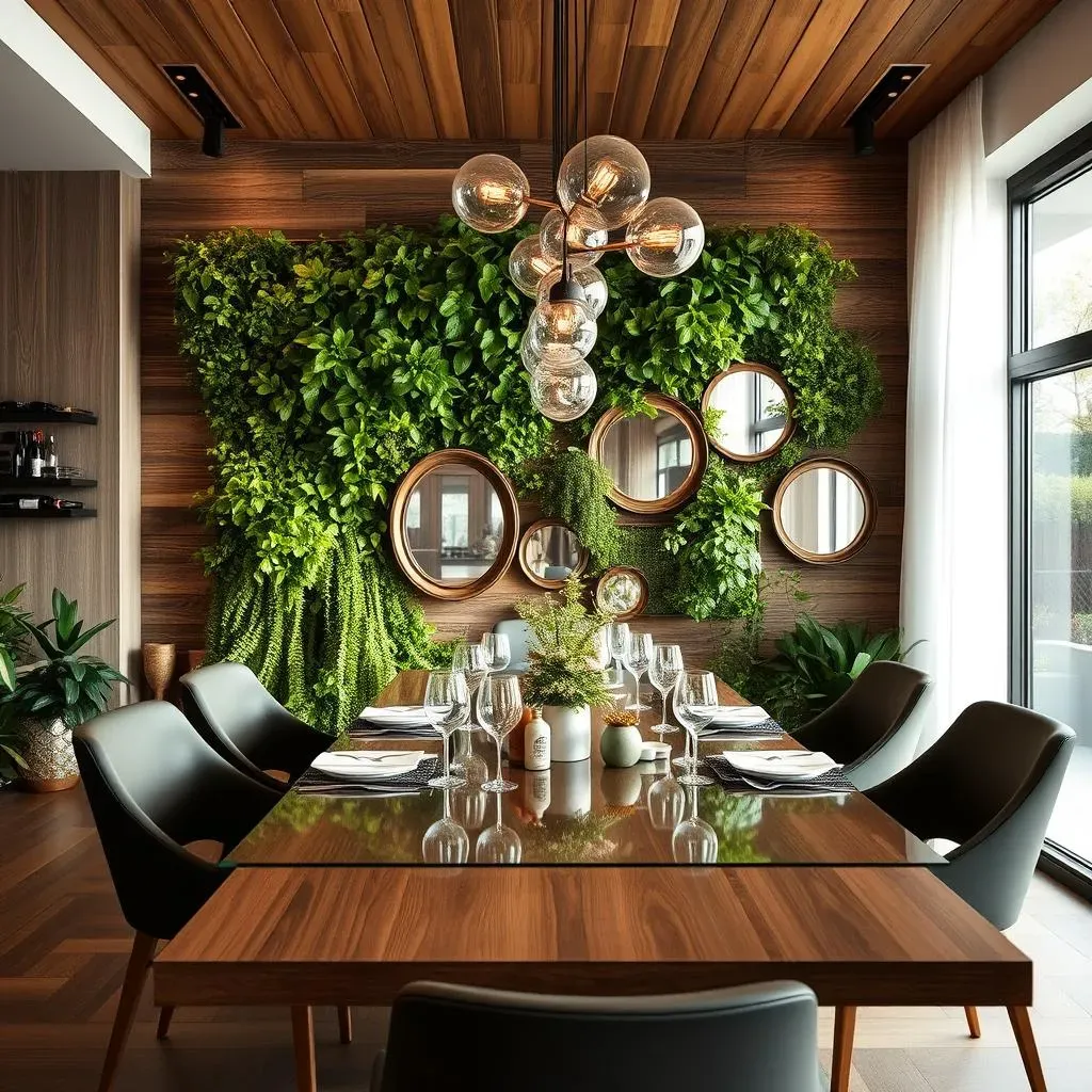 Unique and Unconventional Dining Room Accent Wall Ideas