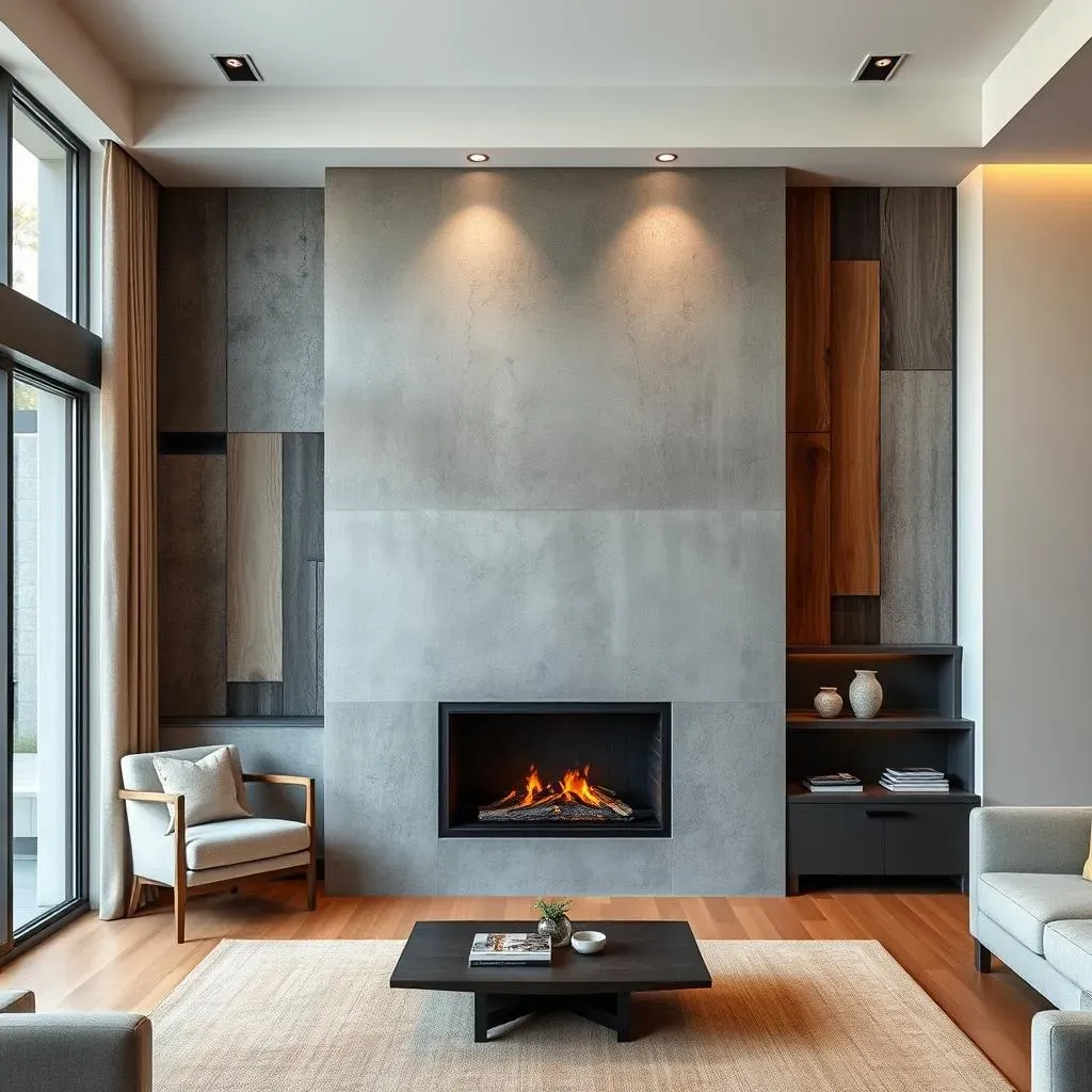 Unique Fireplace Accent Walls: Colors, Textures, and Patterns