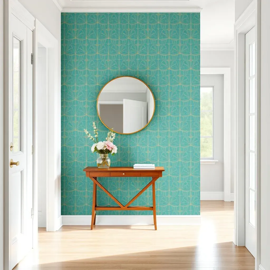 Ultimate Wallpaper Accent Wall Entryway Design Guide