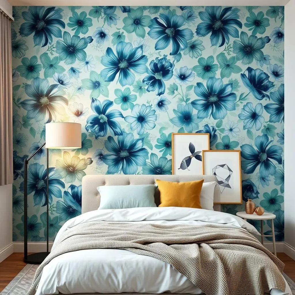 Amazing Wallpaper Accent Wall Ideas for Bedroom