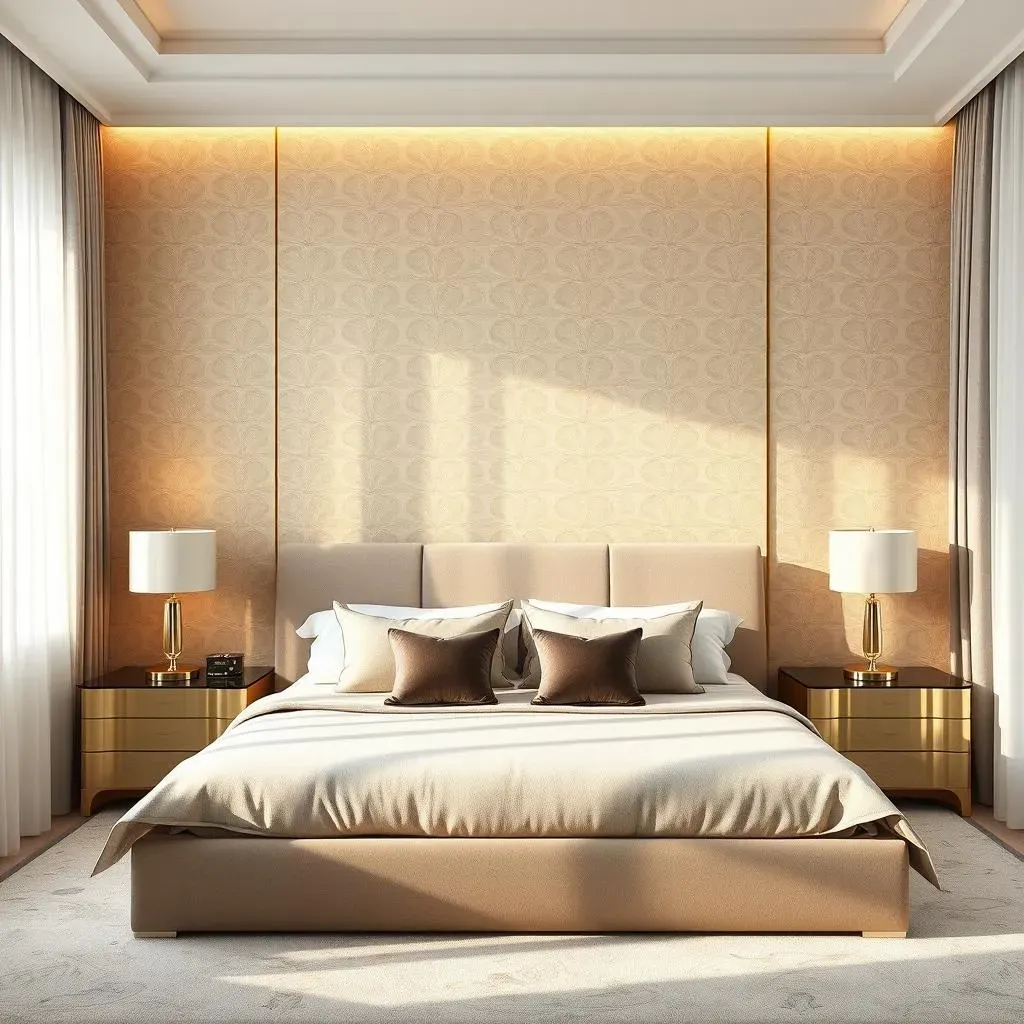 Stunning Wallpaper Accent Wall in Master Bedroom Ideas