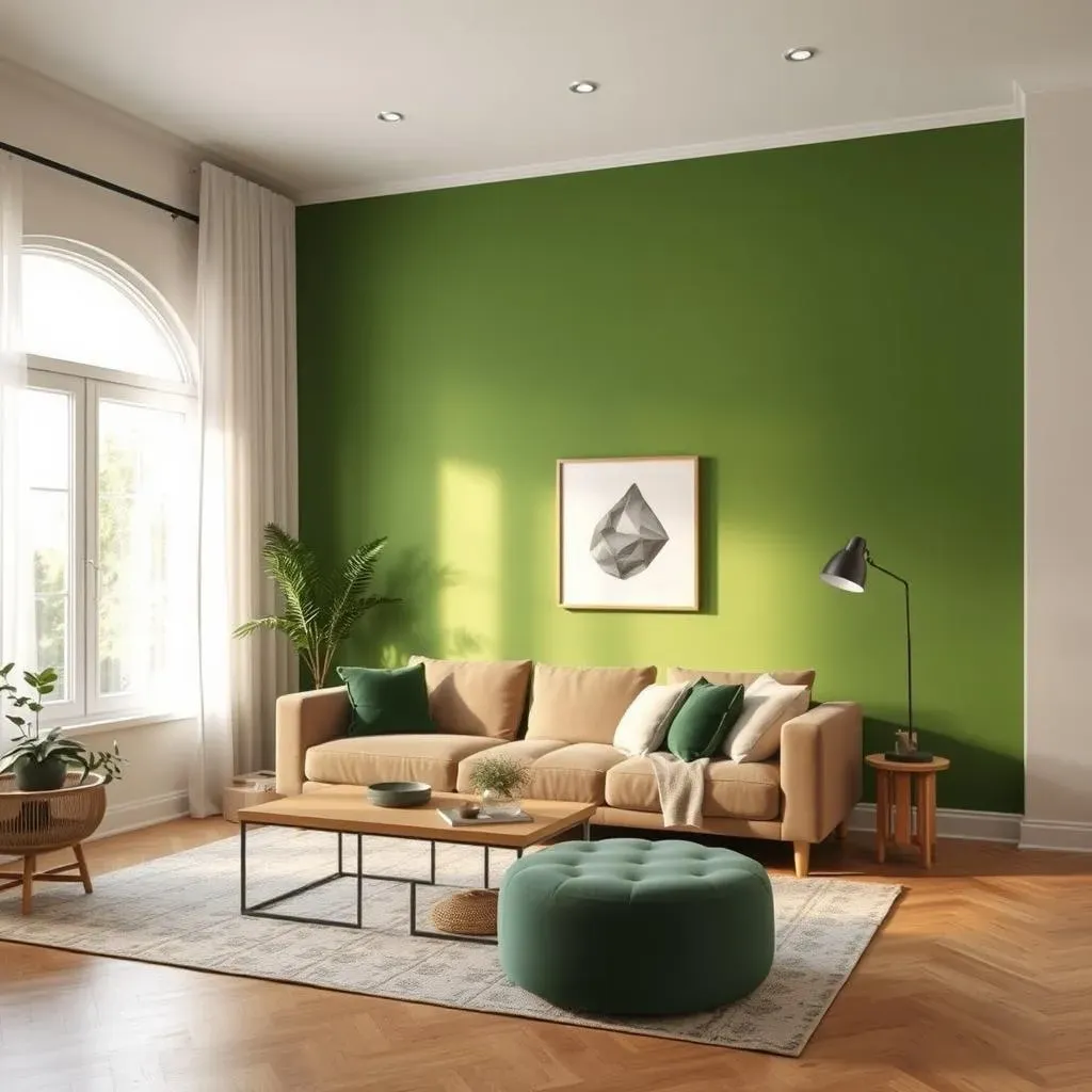 Why a Green Accent Wall is a Great Choice for Your Living Room