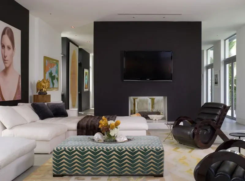 Why a Modern Black Accent Wall Living Room Makes a Statement