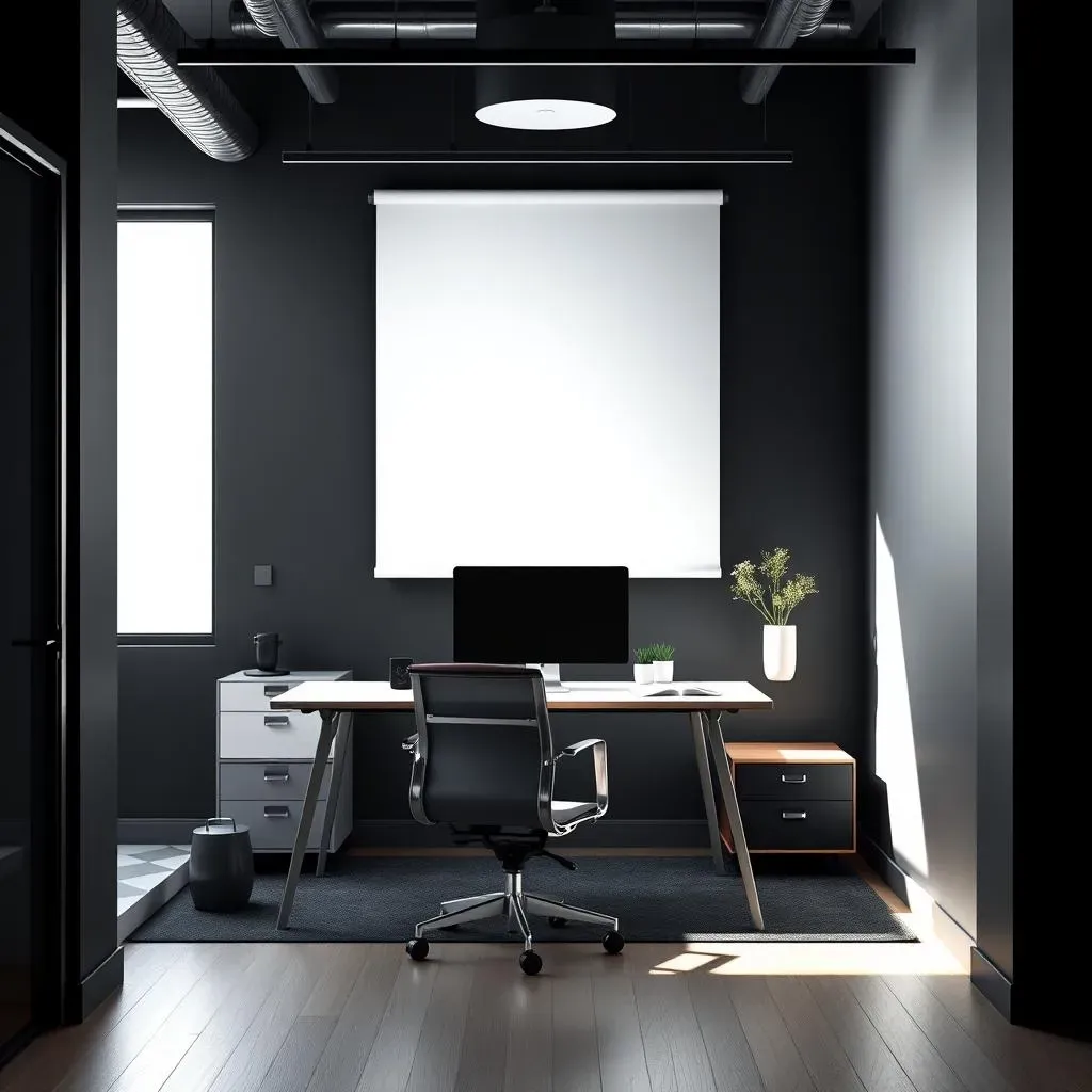 Why Choose a Black Accent Wall for Your Office?