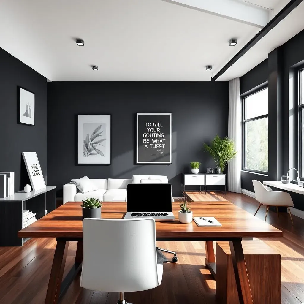 Why Choose a Black Accent Wall for Your Office?