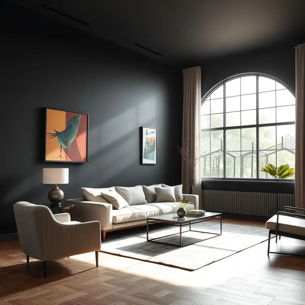 Why Choose a Black Accent Wall with a Window?