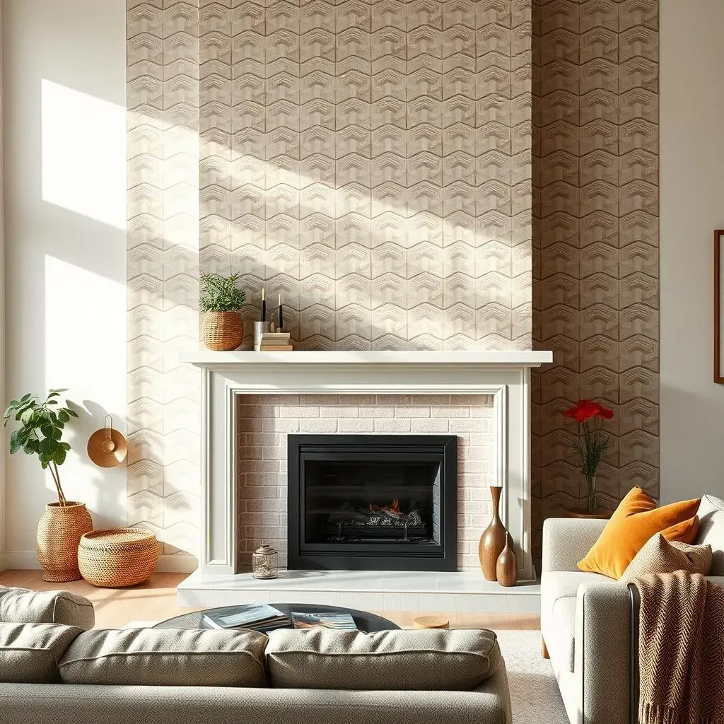 Why Choose a Fireplace Accent Wall with Wallpaper?