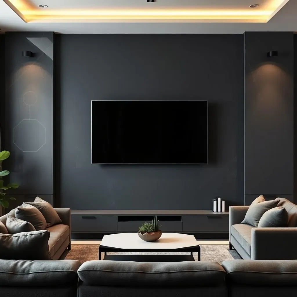 Why Choose a Living Room Accent Wall with a TV?