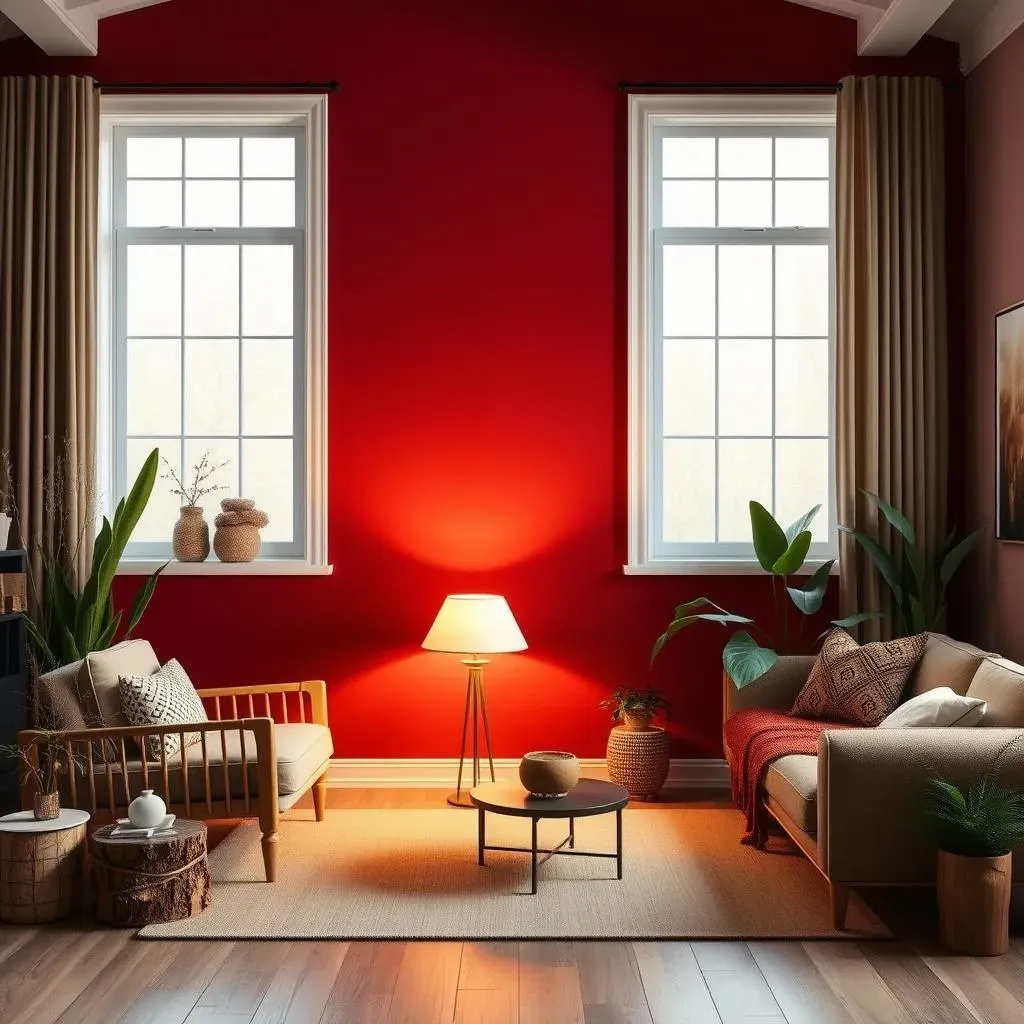 Why Choose a Red Accent Wall for Your Living Room?