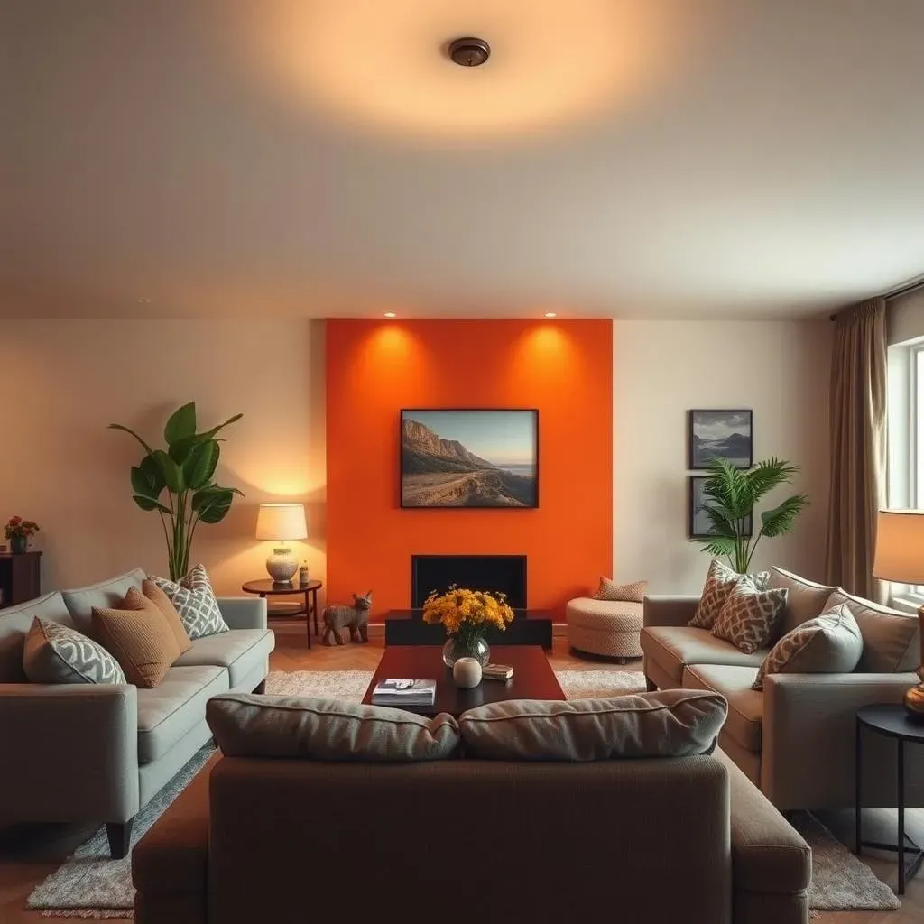 Why Choose an Orange Accent Wall for Your Living Room?