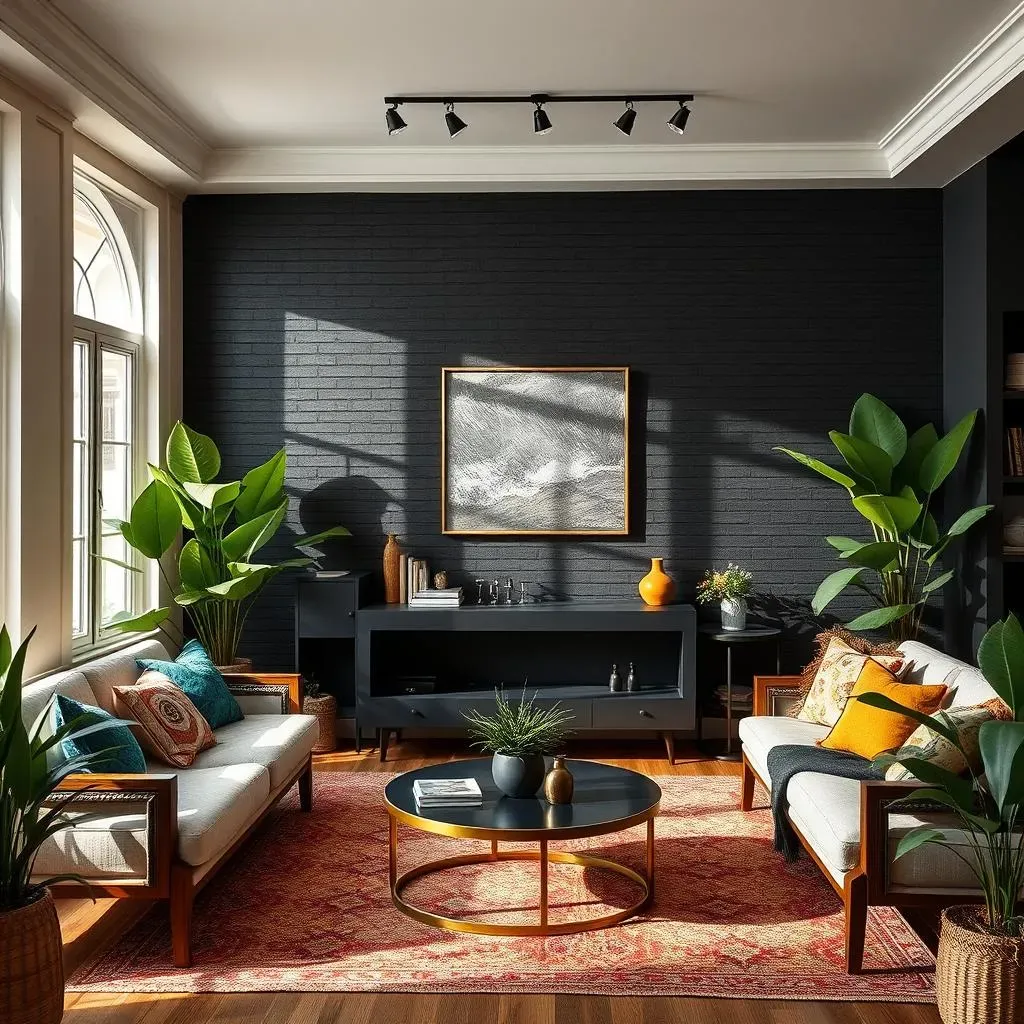 Why Choose Black Accent Walls for Your Living Room?