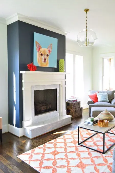 Why Paint Your Fireplace Accent Wall?