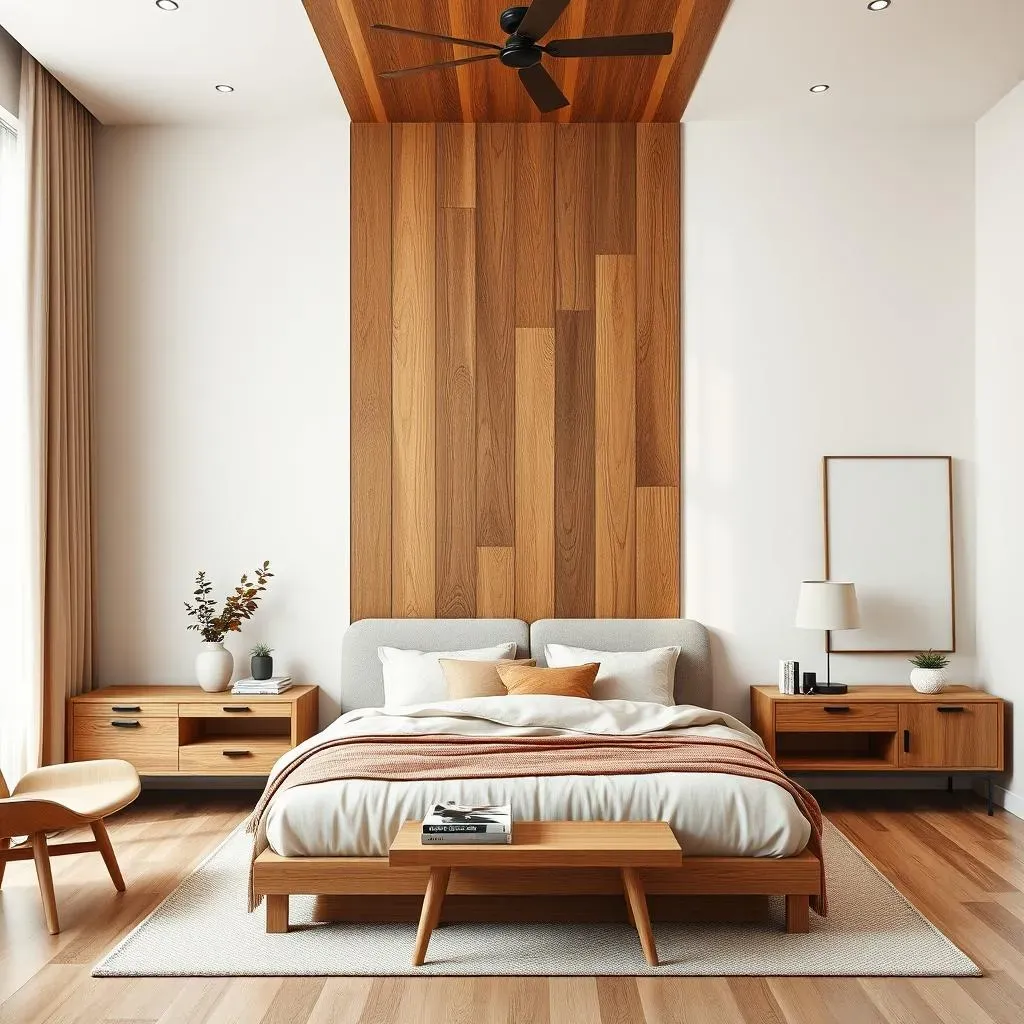 Amazing Wood Accent Wall Ideas Bedroom for Your Home